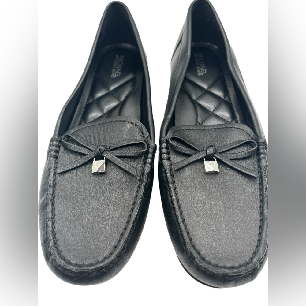 Michael Kors Women’s Black Juliette leather loafers women’s 6.5M - Picture 5 of 10